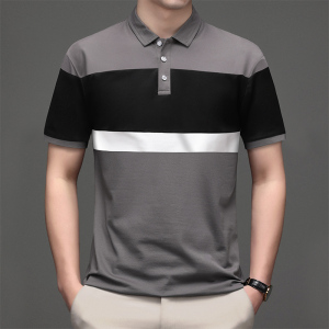 RM14634#夏季男户外翻领短袖吸汗快干POLO衫广告T工作服团体服运动T恤