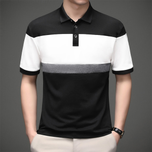 RM14634#夏季男户外翻领短袖吸汗快干POLO衫广告T工作服团体服运动T恤