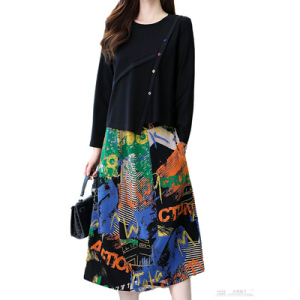 RM14662#小香风套装新款女初秋裙子两件套时尚洋气减龄显瘦气质