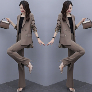 RM14668#时尚休闲气质小西装套装女春秋新款洋气减龄女神范西服两件套