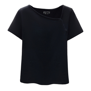 RM19645#纯色短袖t恤女夏季2023年新款设计感小众上衣ins潮