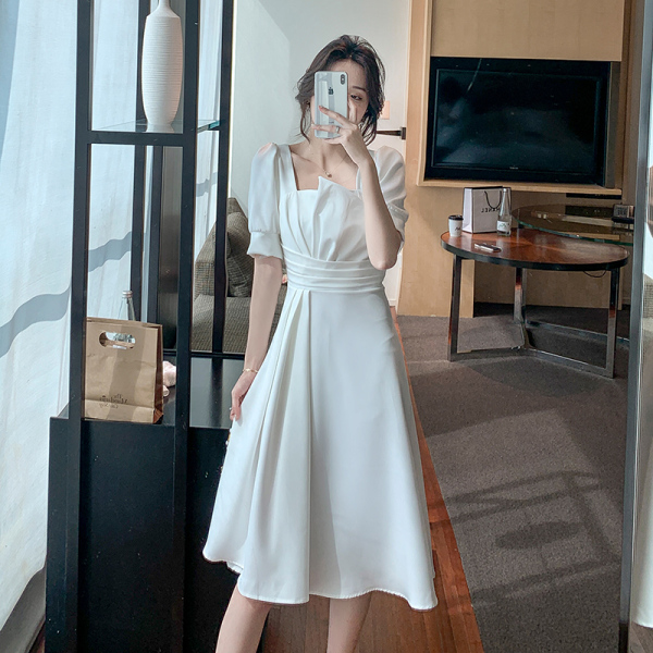 RM14747#敬酒服2023夏季新款平时可穿白色晚礼服领证订婚连衣裙