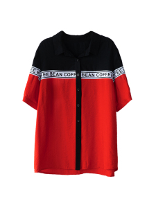 RM16547#新款减龄洋气气质短袖衬衫女设计感小衫上衣