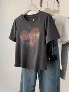 RM14920#92棉/8氨纶40支210g纯棉 修身短款T恤女短袖