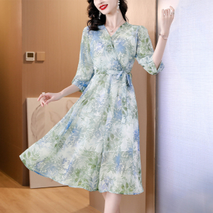 RM18709#法式碎花连衣裙女夏季新款质感高级感气质显瘦绝美仙女长裙子