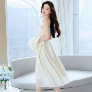 RM21752#小香风气质连衣裙女夏季2023新款法式时尚减龄裙两件套
