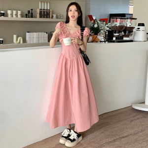 TR37273# 甜茶裙粉色显...