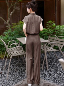 RM15436#夏装衬衫职业套装2023新款女装网红炸街时尚流行气质两件套裤洋气