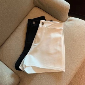 RM18360#休闲高腰高级感西装短裤女性夏感弹力热裤显瘦包臀裤