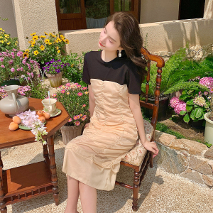 TR35334# 法式小香风连衣裙女夏季名媛气质显瘦小个子高级感裙子 服装批发女装服饰货源