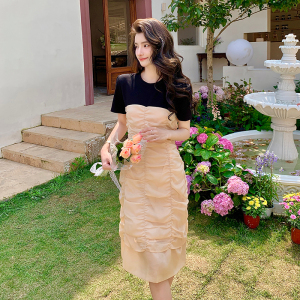 RM17551#法式小香风连衣裙女夏季名媛气质显瘦小个子高级感裙子