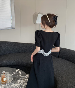 TR35856# 时尚套装女夏季法式赫本风上衣半身裙上下两件套裙 服装批发女装服饰货源
