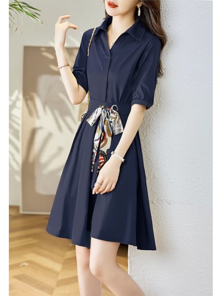RM16631#连衣裙女夏2023年新款夏装小个子夏天高端精致短袖夏季气质...