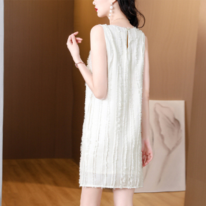 RM18657#连衣裙女新款夏季设计感小众气质显瘦高级感无袖小香风背心裙
