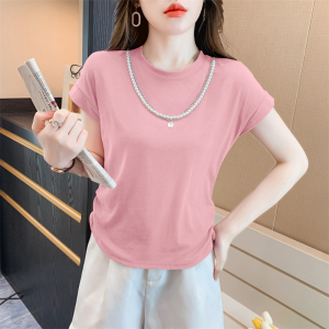 RM15857#欧货无袖t恤女夏小众独特时髦洋气体恤卡腰短装短款上衣