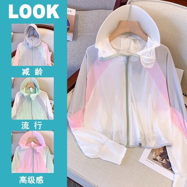 RM16775#女装大牌外贸出口样衣冰丝防紫外线透气防晒服薄外套
