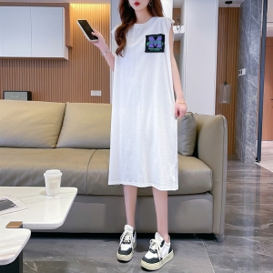 韩版撞色背心连衣裙 服装批发女装批发服饰货源