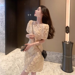 TR38612# 小香风连衣裙夏季新款女装气质高级感显瘦小个子时尚法式裙子 服装批发女装批发服饰货源