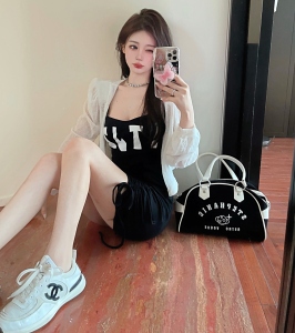 TR38830# 性感套装辣妹防晒衫吊带连衣裙抽绳修身短裙收腰紧身包臀裙 服装批发女装批发服饰货源