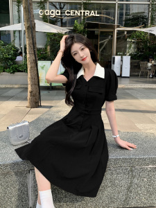 RM18241#大码女装凸显气质西装连衣裙女胖MM减龄学院风显瘦别致裙子