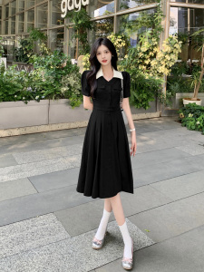 RM18241#大码女装凸显气质西装连衣裙女胖MM减龄学院风显瘦别致裙子