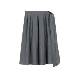 TR39173# 灰衬衫+深灰半裙 服装批发女装批发服饰货源
