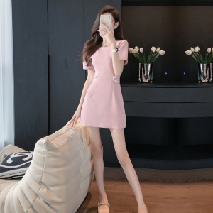 RM17976#法式连衣裙女夏季2023新款时尚复古气质小众设计高级感轻熟风裙子