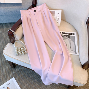 RM19728#干练气质女装职业套装女气质女神范高端小香风粉色西装两件套
