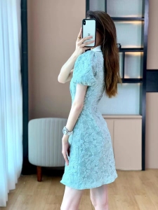 RM20564#小香风连衣裙2023年新款女夏装爆款法式收腰高级感裙子设计感小众