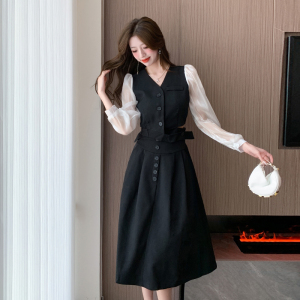 RM23401#新款韩版时尚套装裙女露腰显瘦短上衣半身裙两件套潮