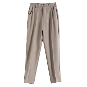 RM21209#新款垂感小西裤显瘦八分九分小个子高腰宽松女裤烟管裤