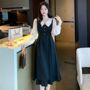 RM22613#女艺考文艺教资面试服装正式场合气质通勤修身教师招聘连衣裙