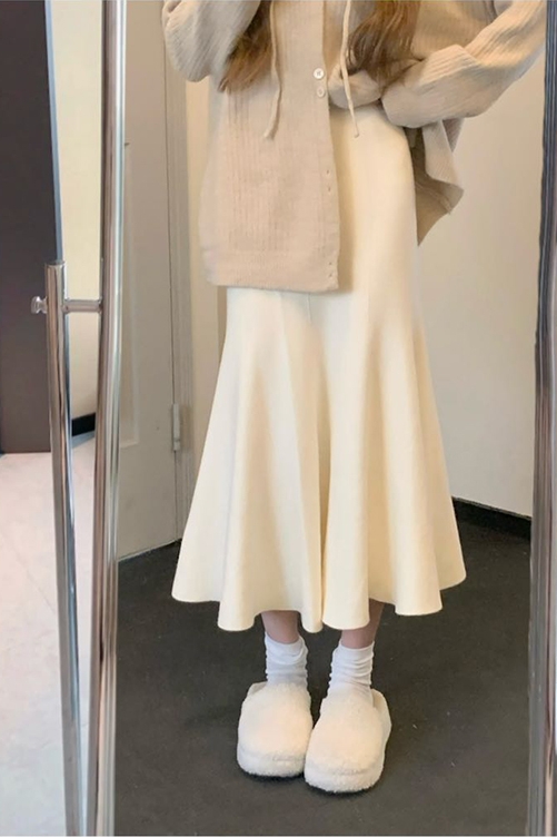 Matsumoto's mourning 2023 new skirt fishtail skirt goddess high-level sense of thin slimming hip skirt