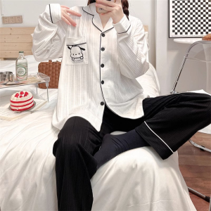 TR49918# 仿棉春秋日系卡通纯棉睡衣女新款长袖家居服套装 服装批发女装批发服饰货源