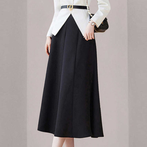 RM22337#白色小香风西装外套女春秋2023新款高级感小个子西服套装裙两件套