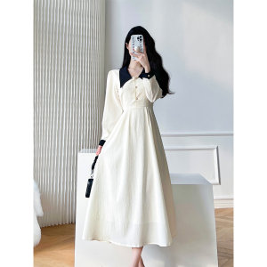 RM25321#新款女装法式复古高级感气质长款内搭设计感小众裙子女
