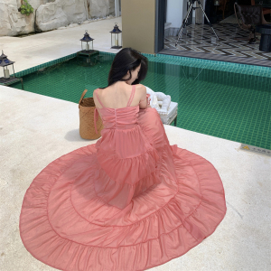 RM24886#泰国云南三亚海边度假穿搭女装仙女旅游海岛拍照氛围感高级连衣裙