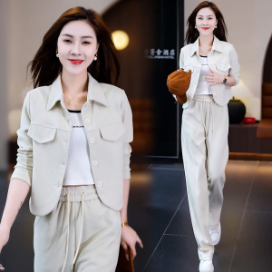 TR51798# 时尚休闲运动服套装女士秋装新款洋气阔腿裤两件套 服装批发女装批发服饰货源