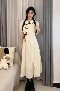 RM22929#新中式女装国风连衣裙子女夏季2023新款改良旗袍高端气质长裙