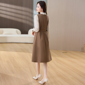 RM23735#时髦优雅连衣裙女2023年秋季新款温柔气质显瘦高级感裙子