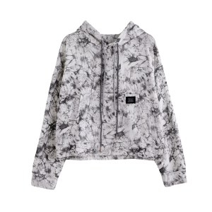 TR54671# 华棉复合连帽卫衣女字母洋气上衣外套潮薄款 服装批发服饰货源女装批发