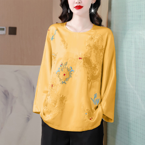 RM25508#复古中国风刺绣改良汉服唐装上衣古风时尚中式茶服