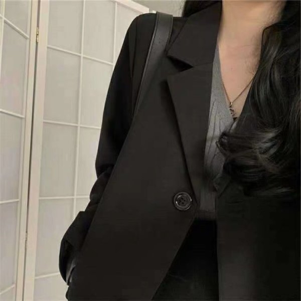 Blazer women's 2023 spring and autumn new style fashionable Korean style loose small suit for students