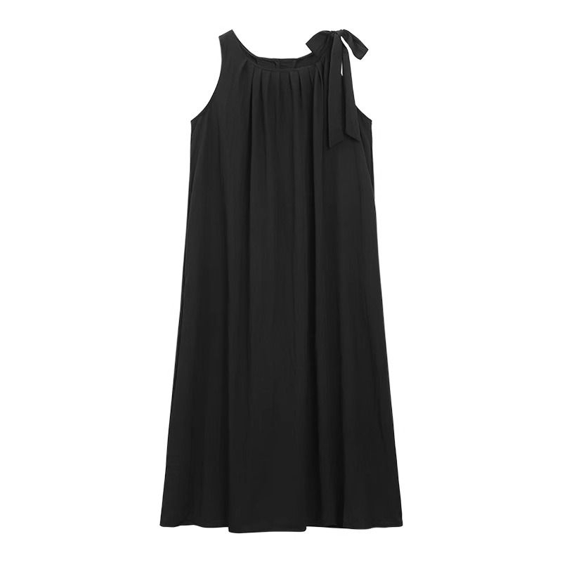 Sleeveless vest dress for women summer new style internet celebrity seaside vacation high-end backless long skirt