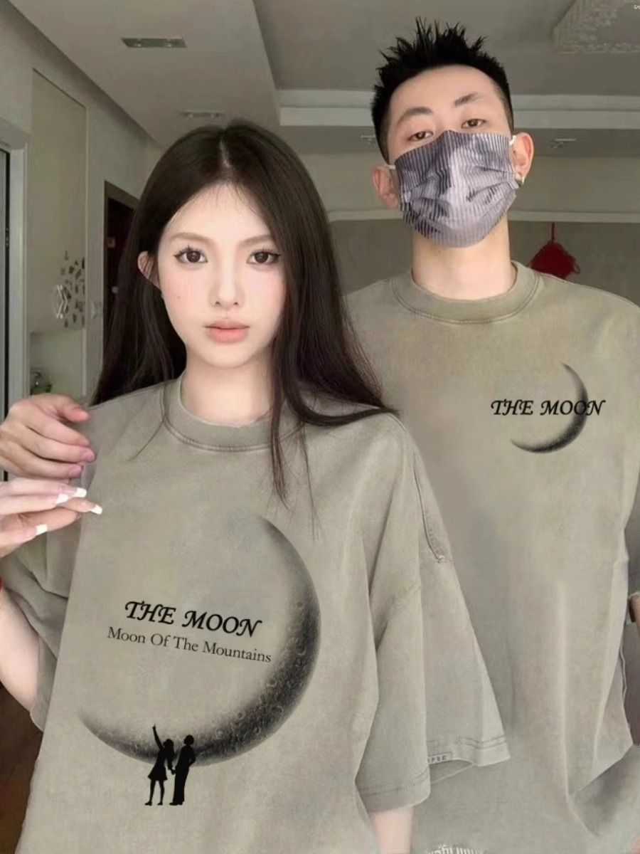 disoo couple summer t-shirt short sleeve roora design niche*** 2024 new high-end suit
