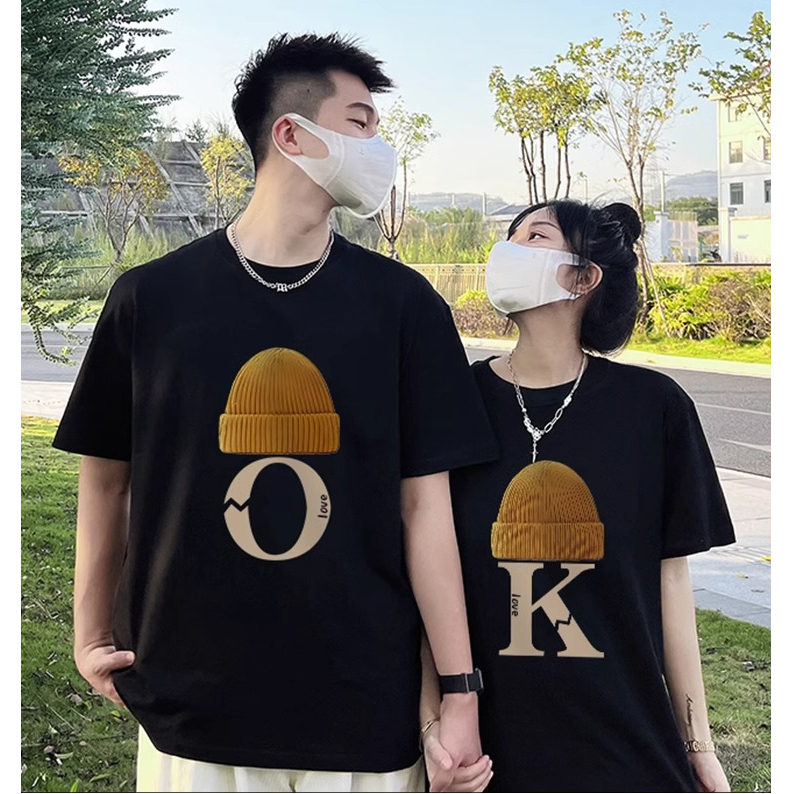 Disoo's special Internet celebrity couple's summer high-end suit 2024 new summer short-sleeved T-shirt is different