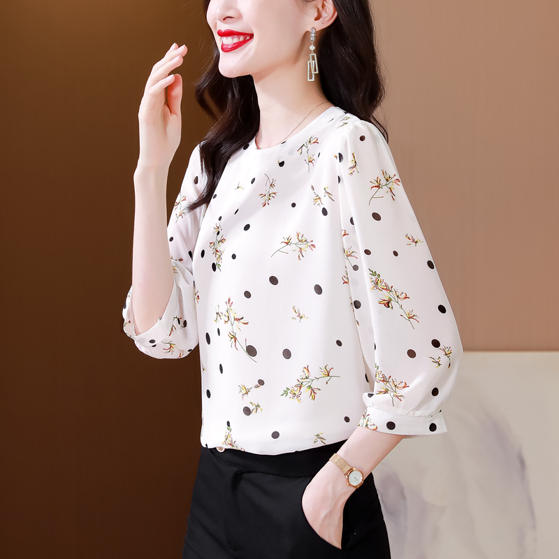 實拍襯衫女裝夏季2026新款七分袖夏裝短袖上衣氣質時尚小衫襯衣
