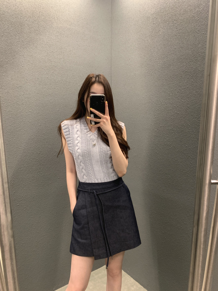 尺码更新韩国chic夏季法式不规则系带半身裙女高腰包臀裙短裙