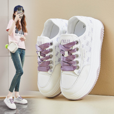 批发2024夏季小白鞋新款韩版ins女学生增高网面透气运动板鞋休闲女鞋