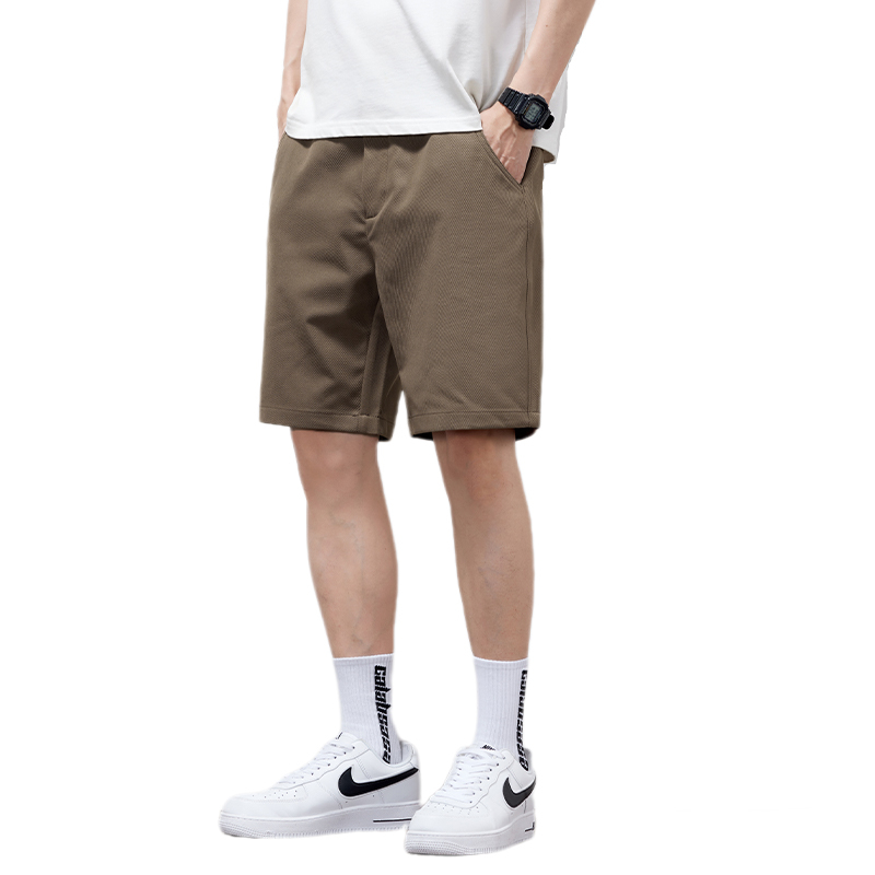 實拍夏季休閑五分褲男簡約百搭透氣舒適男士短褲